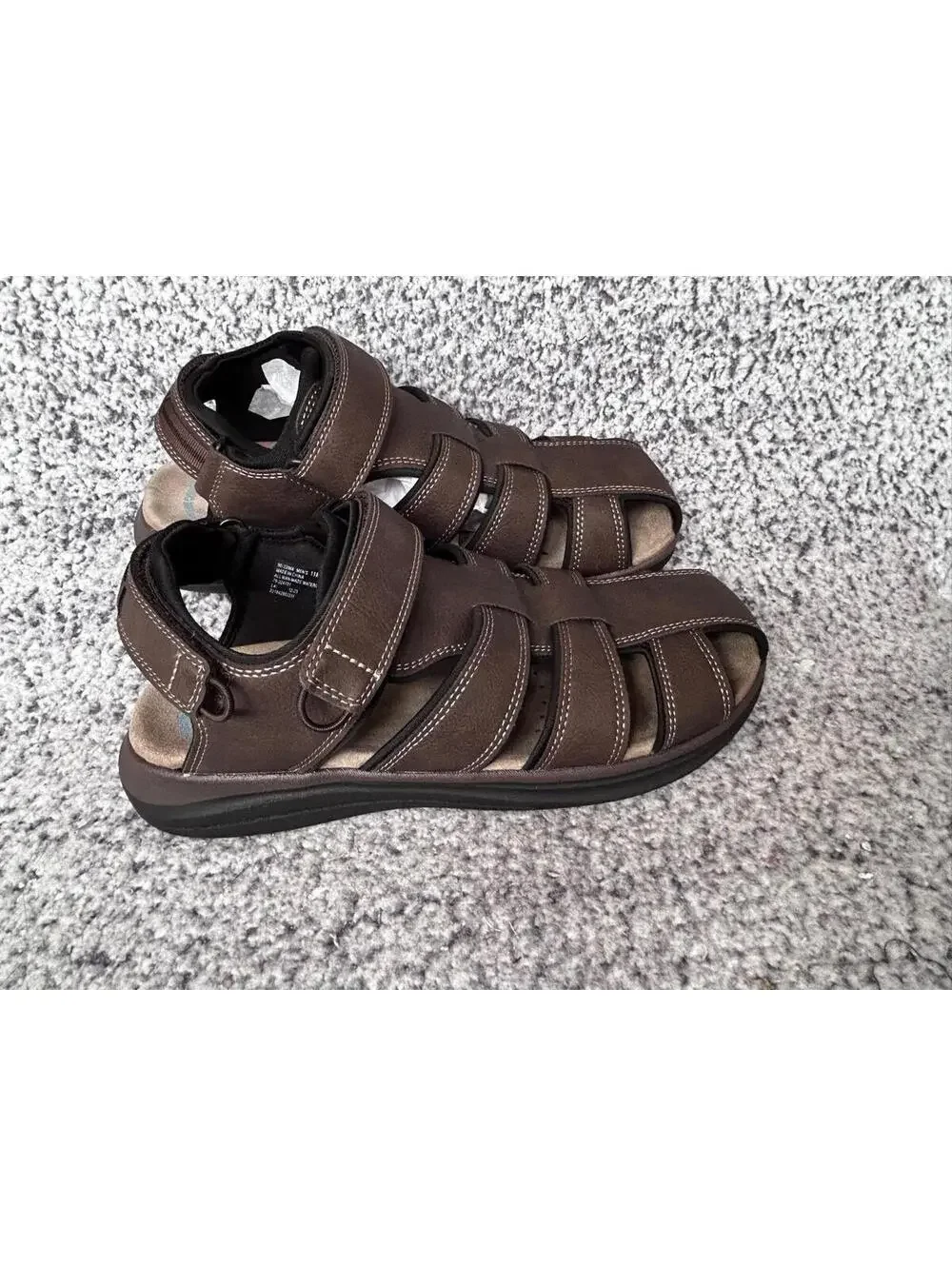 Dockers Mens Byrd Casual Comfort Outdoor Sport Sandal Shoe Dark Brown Size 11M